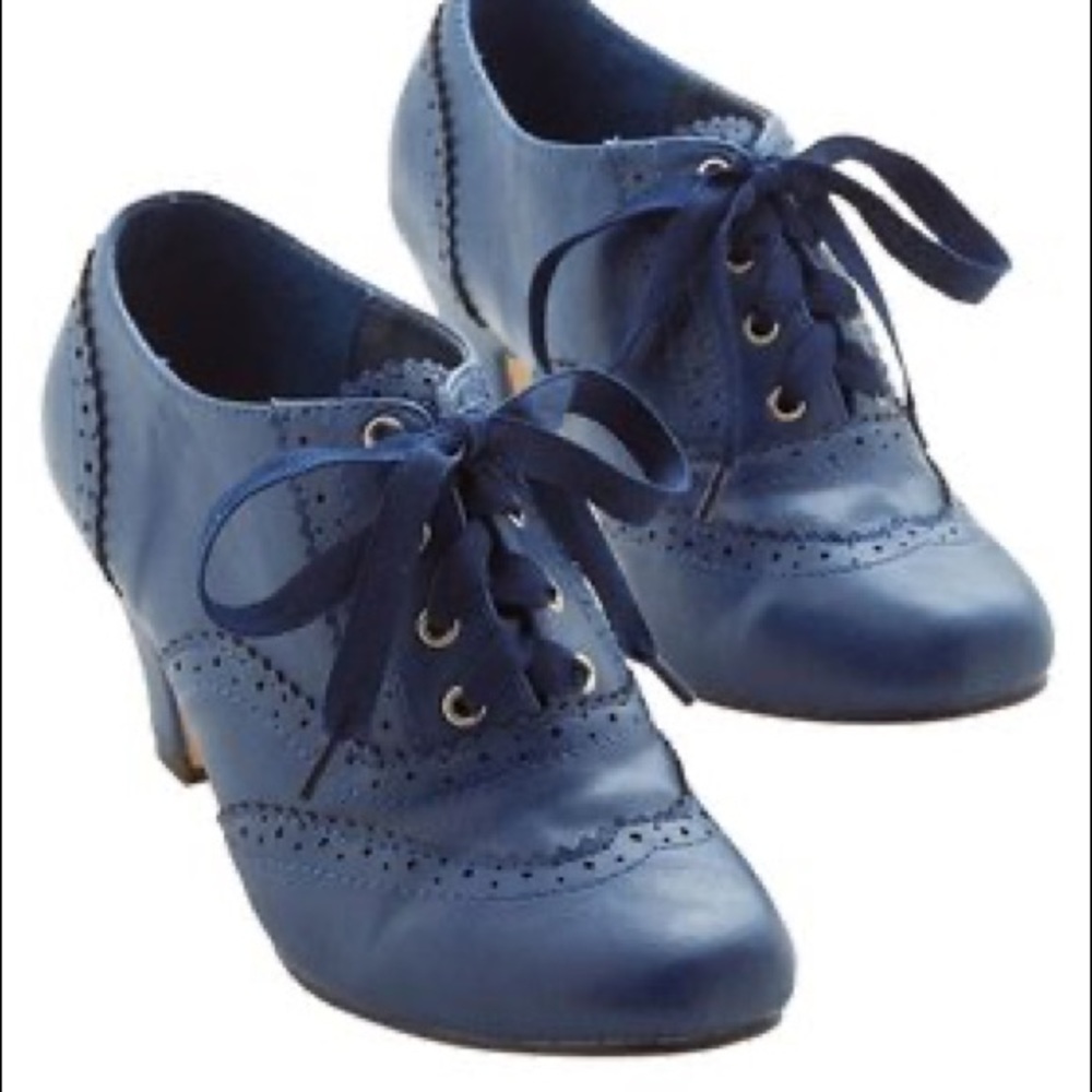 Navy ModCloth Booties